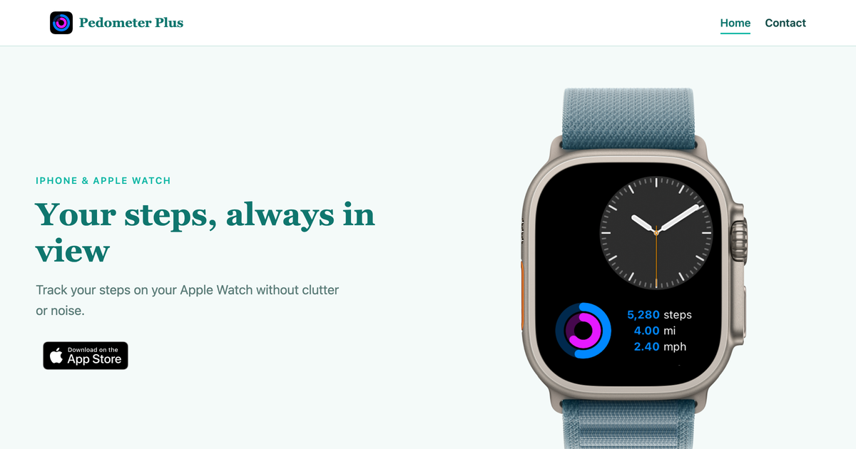 Preview of pedometerplus.com